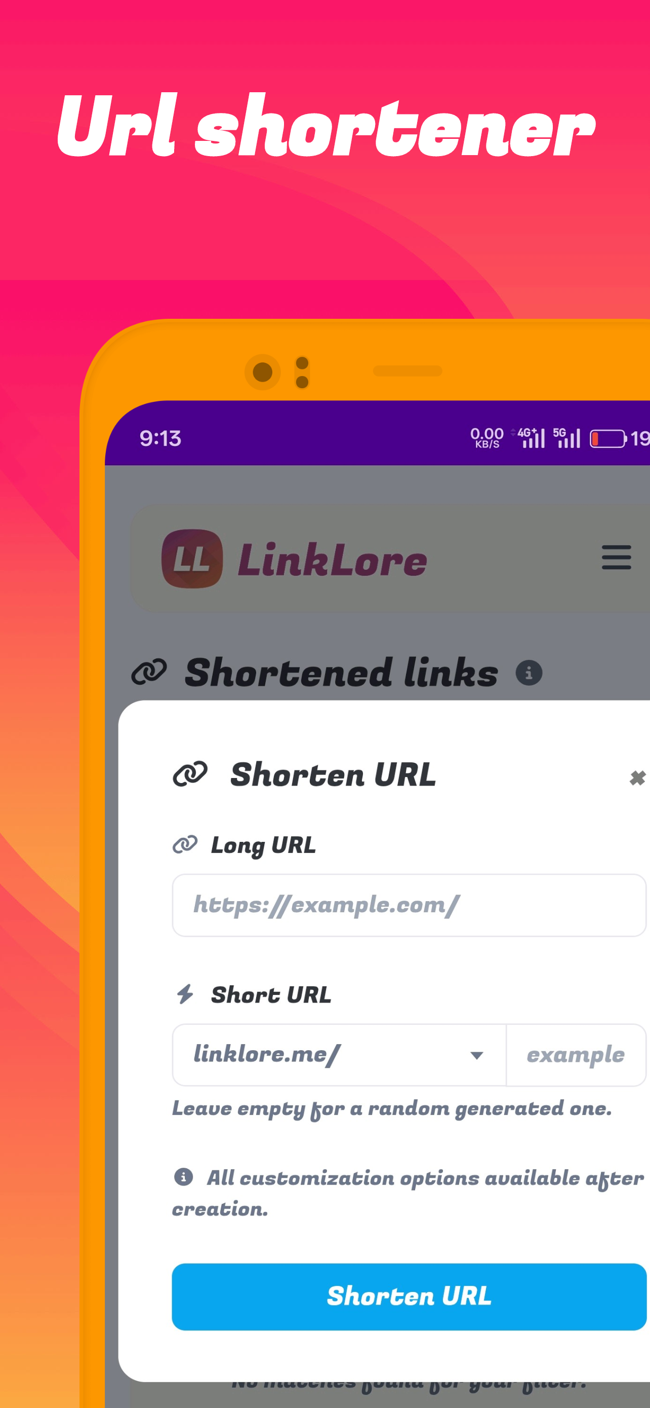 Screenshot of biolink page examples